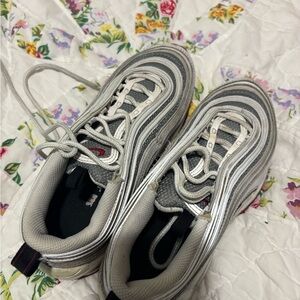 Nike Air White and Gray Sneakers